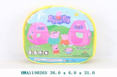 Палатка вигвам "розовая свинка" (72) 