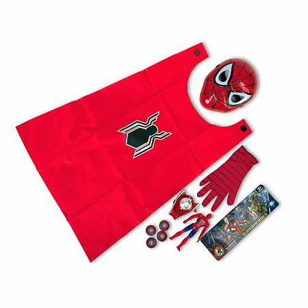 Набор фигурка паука, маска, плащ, перчатка и катапульта (96) WL802D Набор фигурка паука, маска, плащ, перчатка и катапульта (96) WL802D