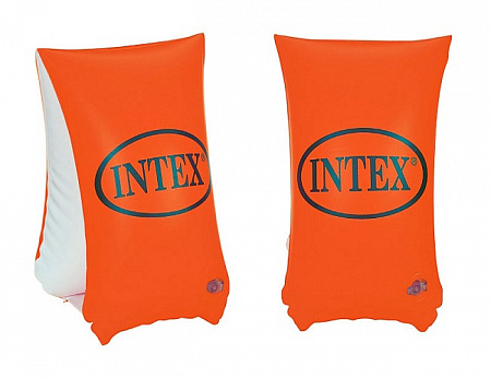 Нарукавники красно-белые 30х15см 6-12 лет intex (36)