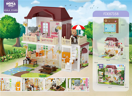 Домик для коалы двухэтажный 183 предмета