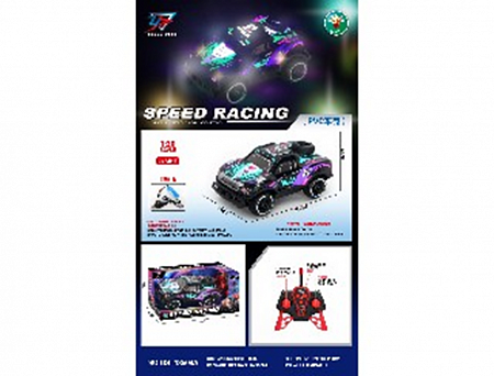 Машинка на радиоуправлении светящаяся speed racing